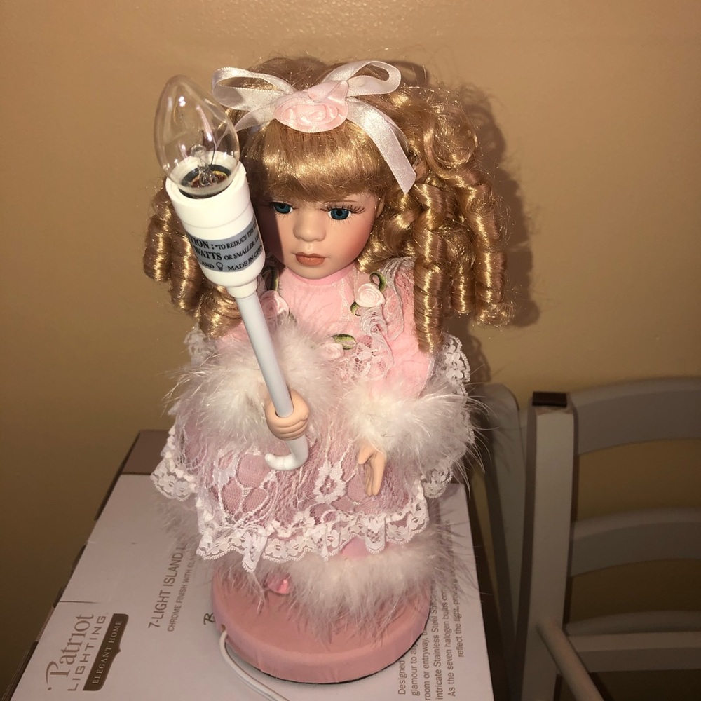 vintage porcelain doll